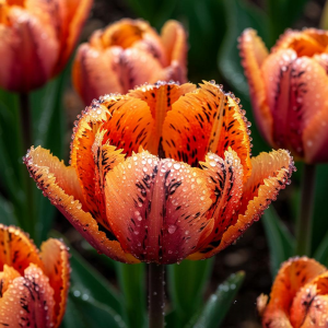 Тюльпан Литл Джем купить по цене от 199р. в интернет-магазине «Посадика» с доставкой почтой в в Дубовкае и по всей России – [изображение №1].