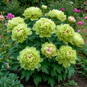 Пион Зеленые Бобы купить по цене от 610р. в интернет-магазине «Посадика» с доставкой почтой в в Дубовкае и по всей России – [изображение №1].